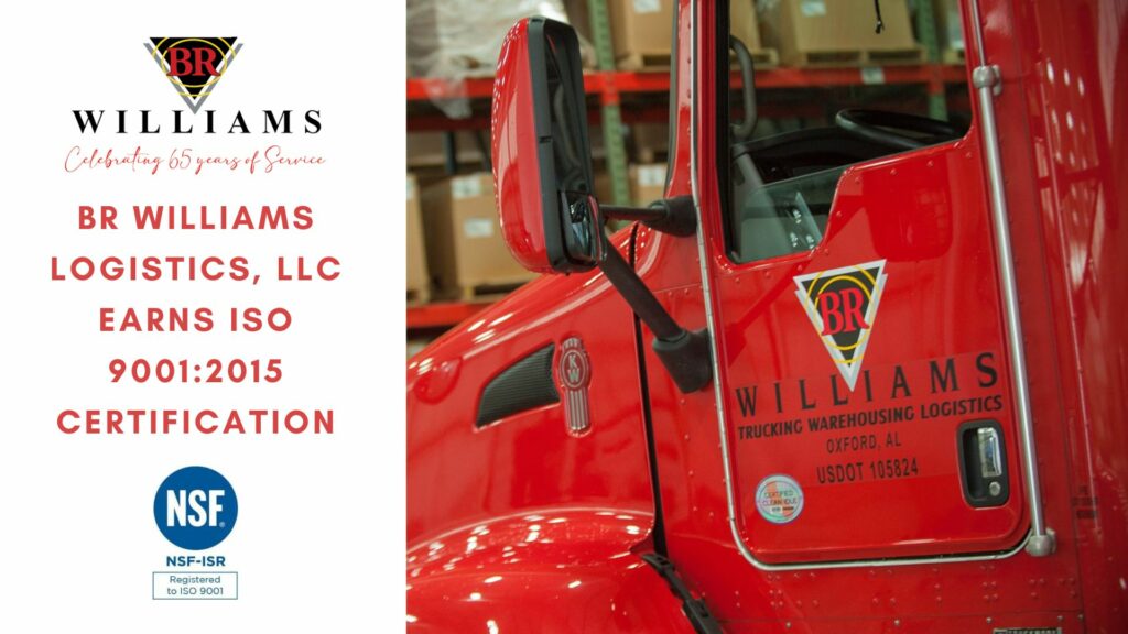 BR Williams earns ISO 9001 Quality Management